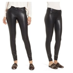 NWOT Black Leatherette (Faux Leather) Leggings